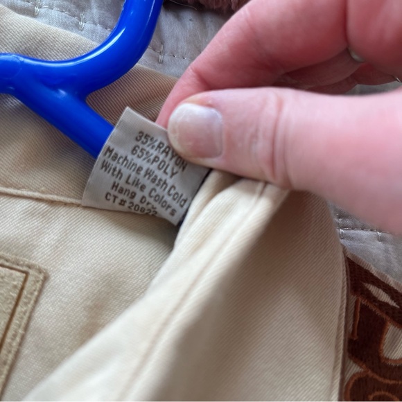 Scully Men's Small Pearl-snap Embroidered Button-up Shirt. - Picture 9 of 9